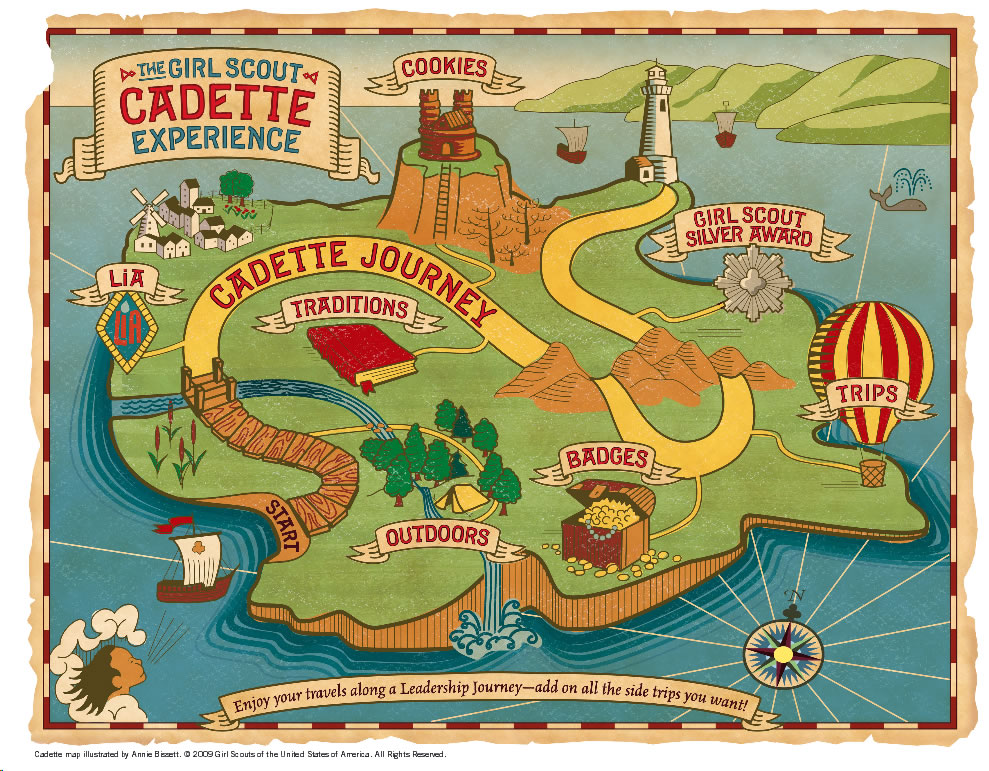 Cadettes Map